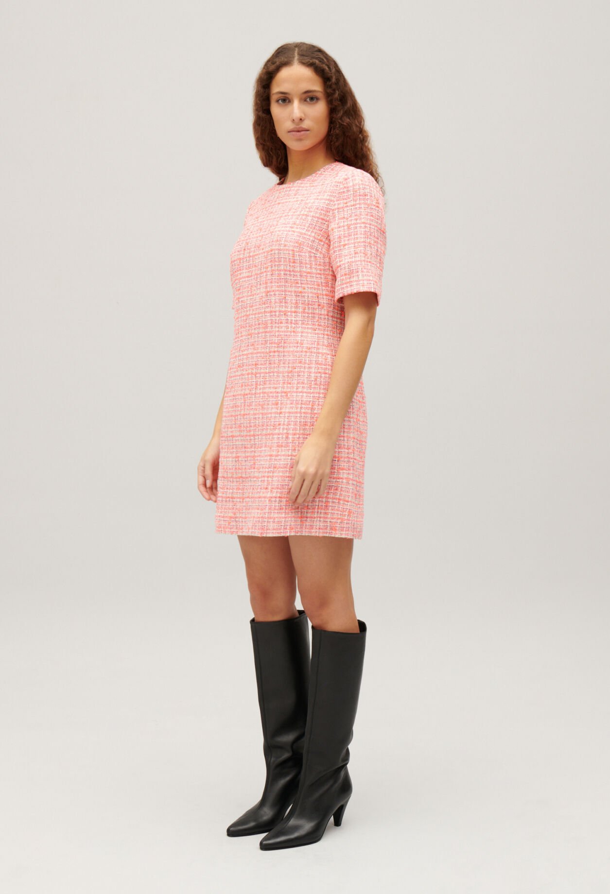 Short tweed dress