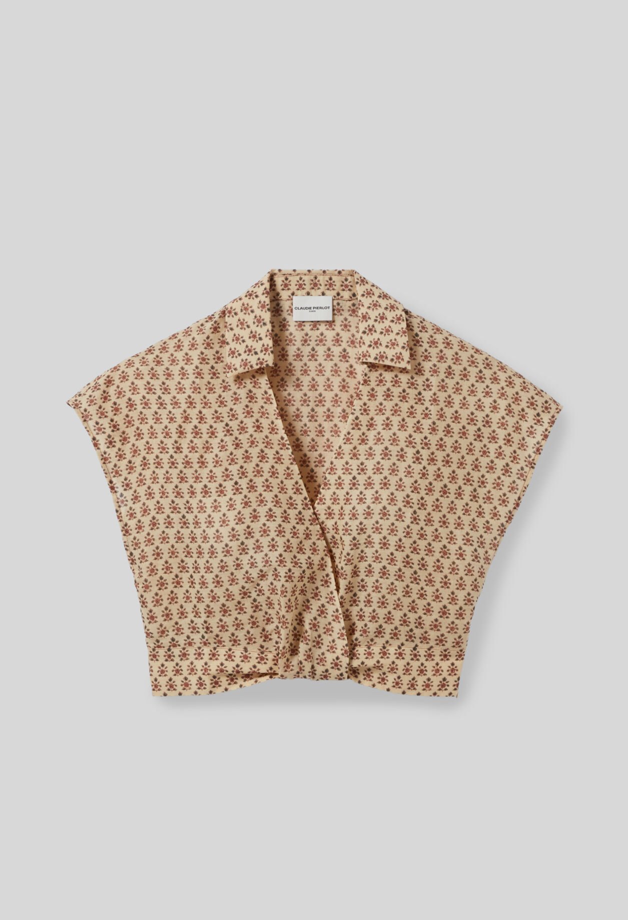 Short fluid shirt