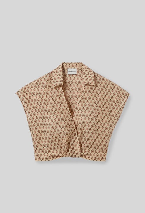 Short fluid shirt