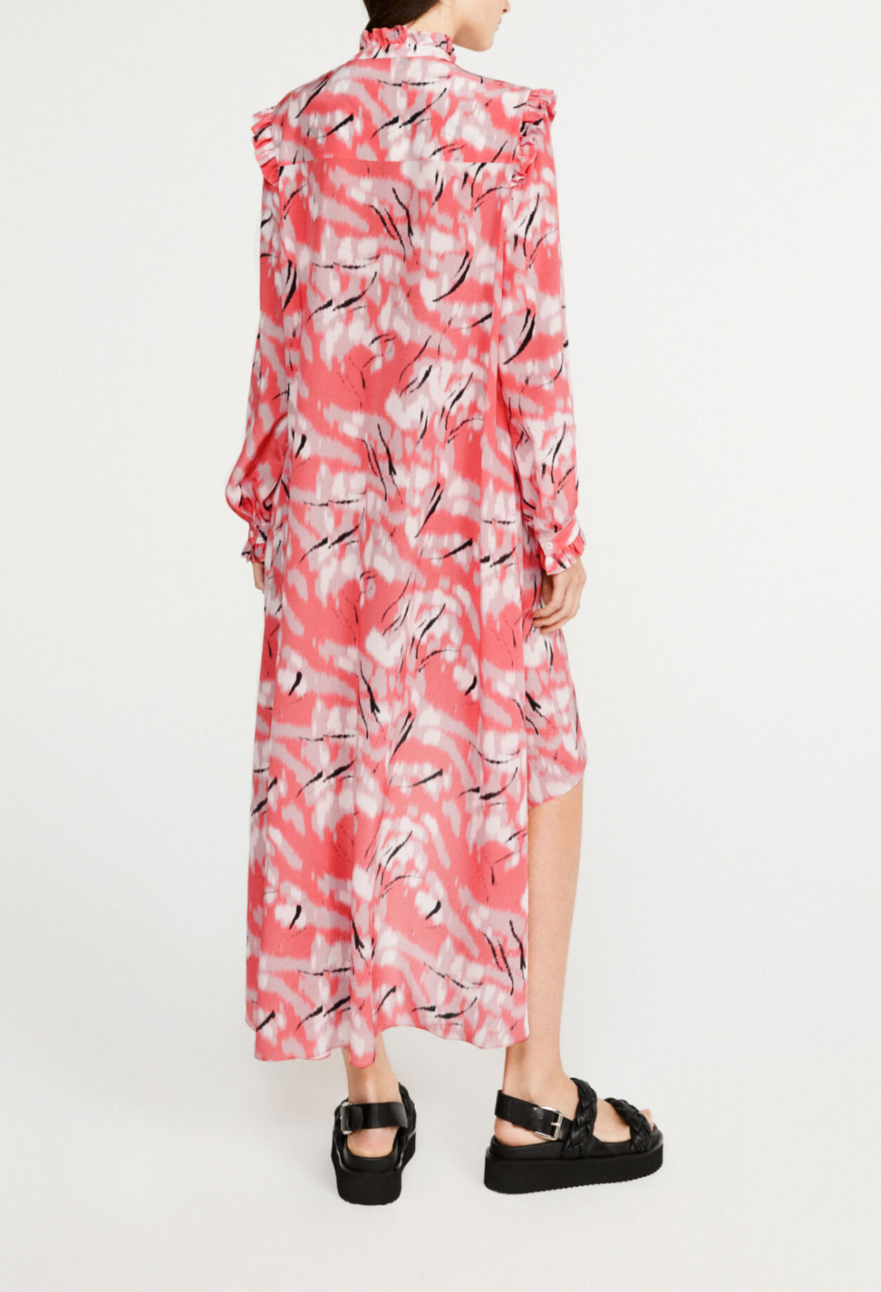 Long silk dress