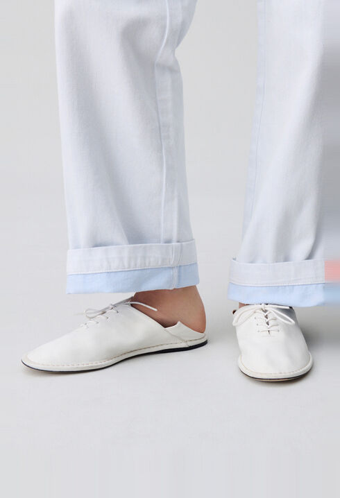 Soft leather brogues
