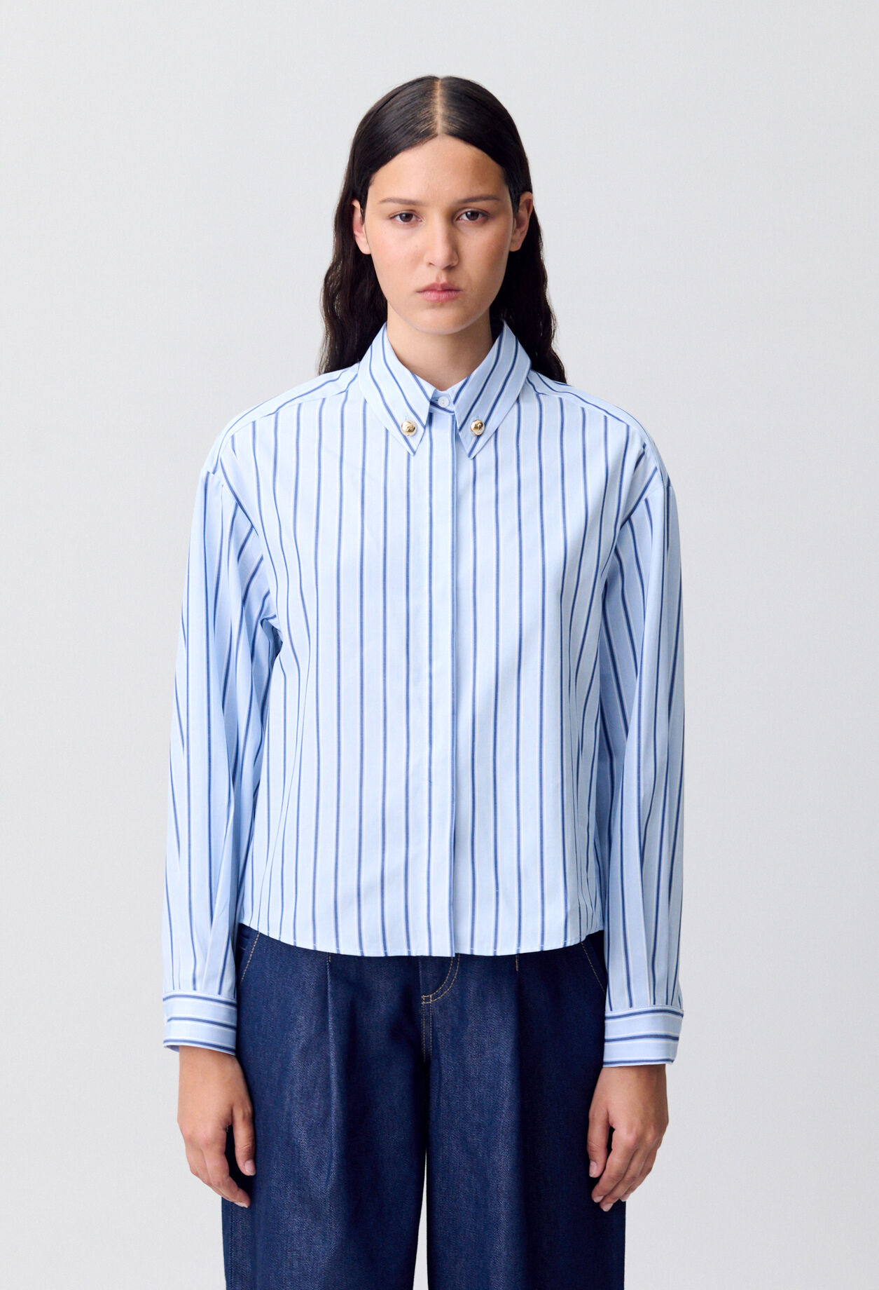 Oversized Striped Shirt
