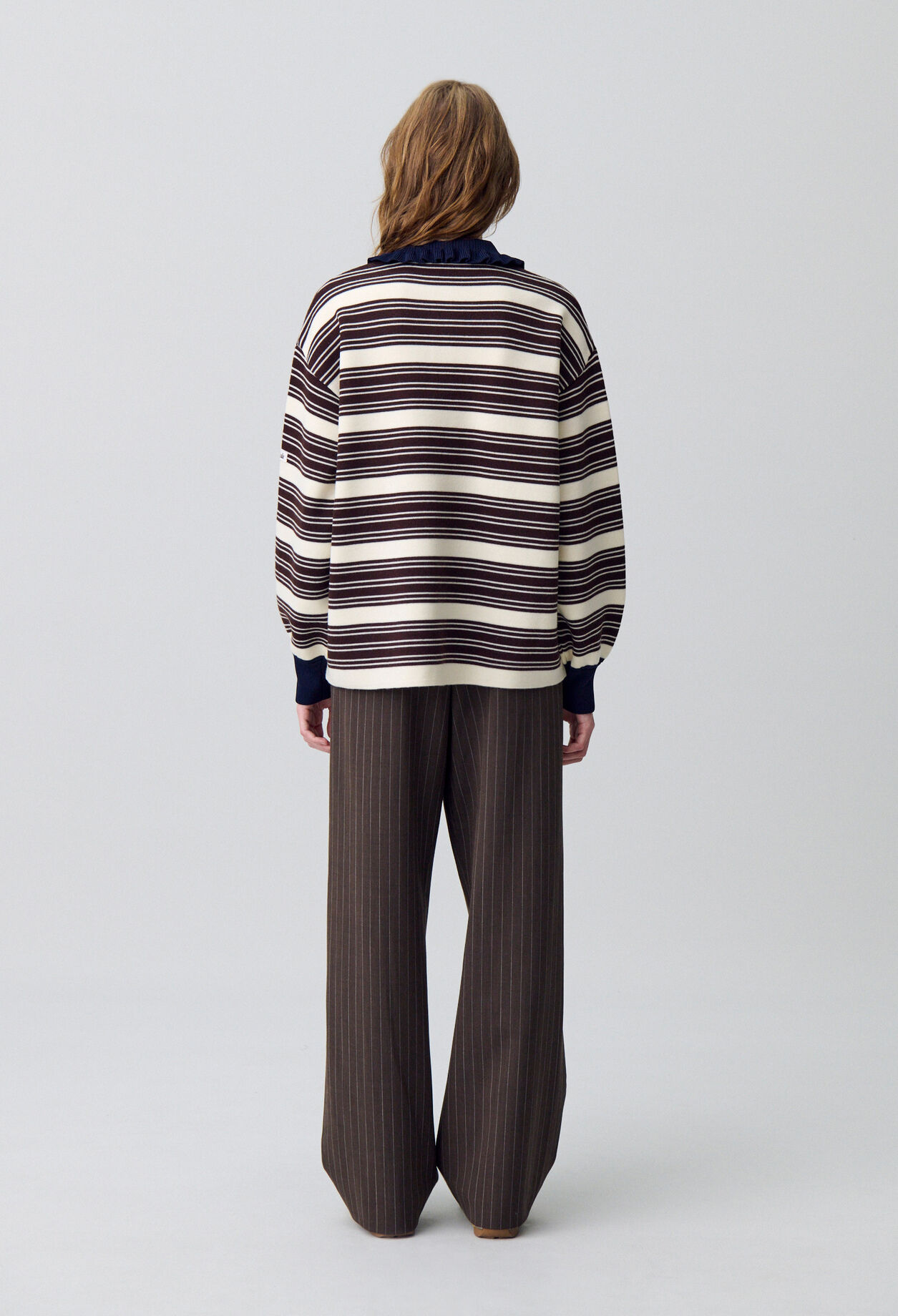 Striped Polo Jumper