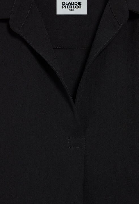 Black floaty blouse 