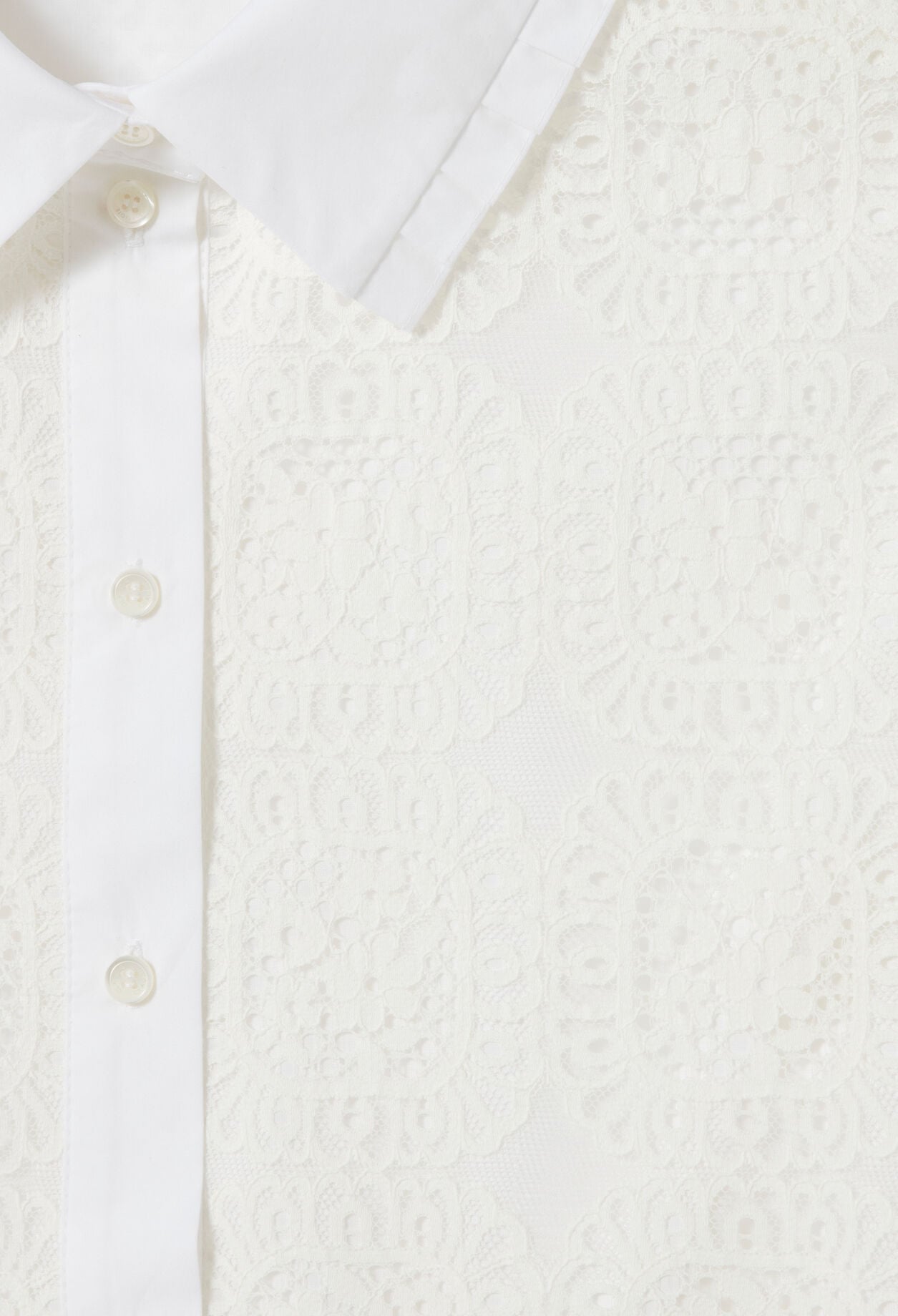 Cropped lace shirt