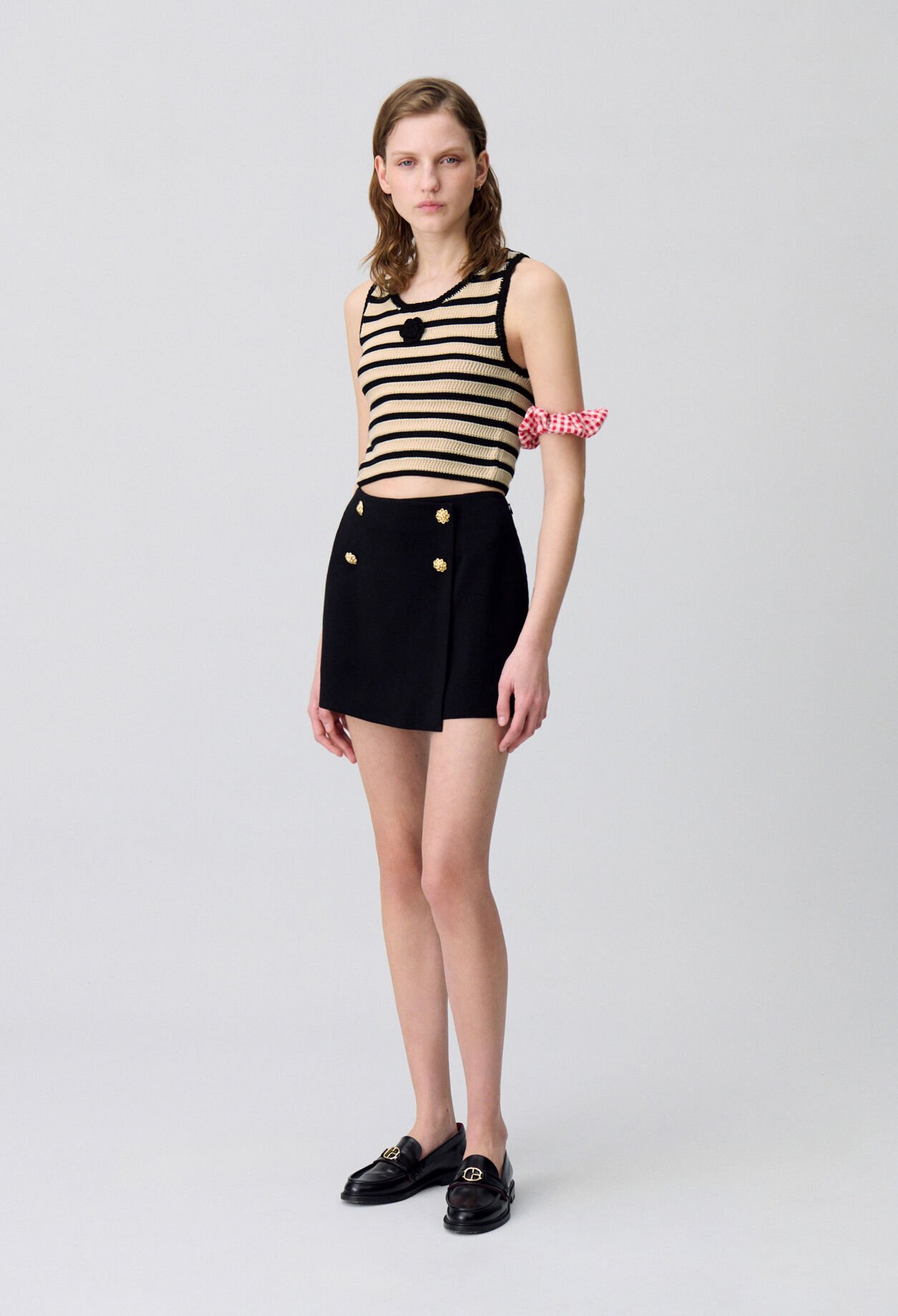 Striped Crochet Top