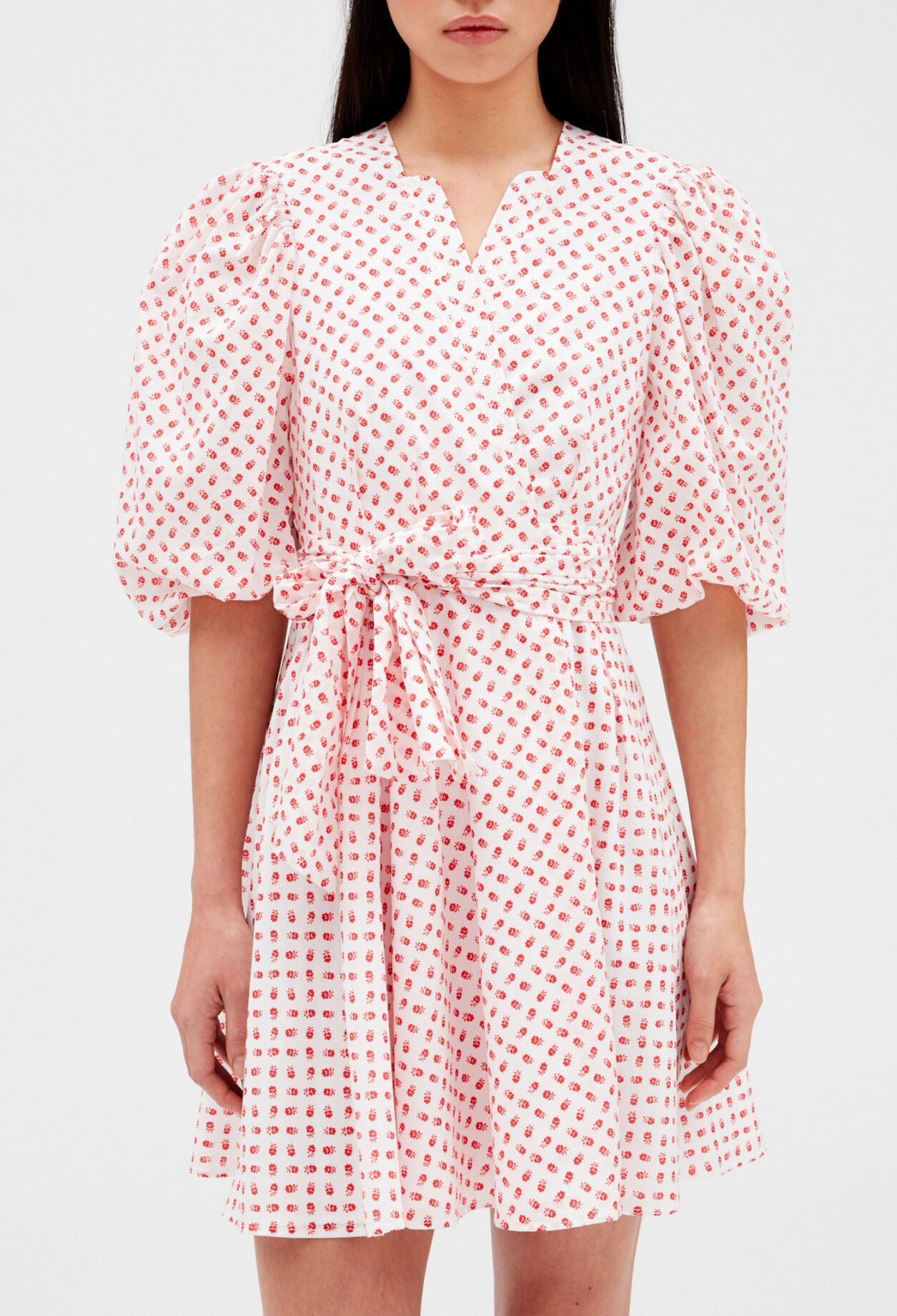 Short wraparound dress