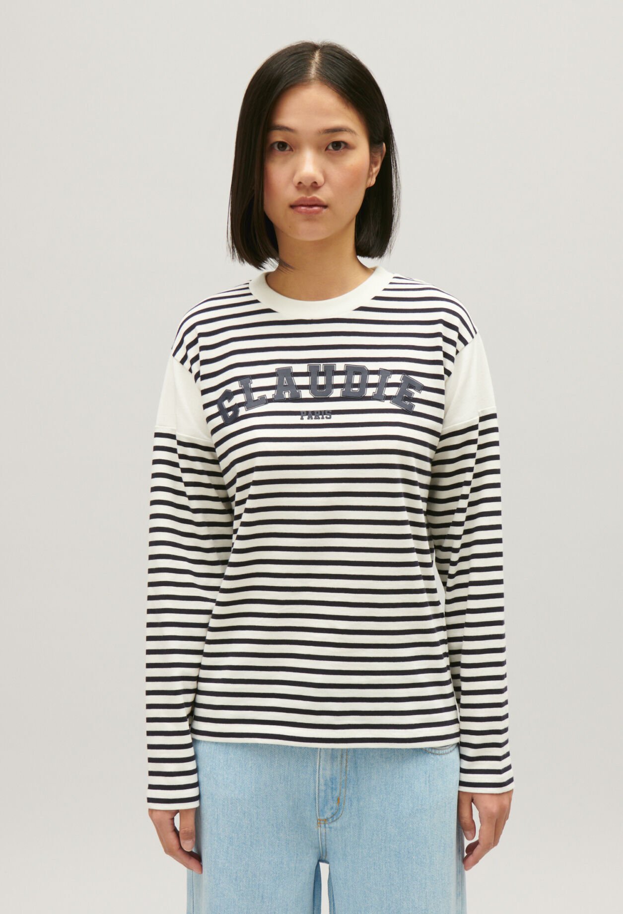 Two-tone Claudie T-shirt 
