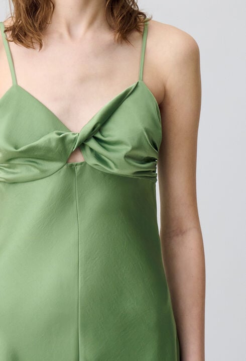 Satin Maxi Dress