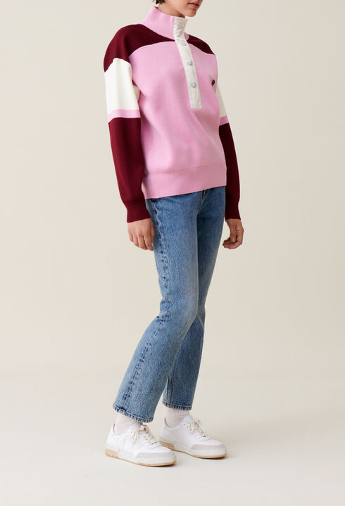 Minimum trucker collar sweatshirt