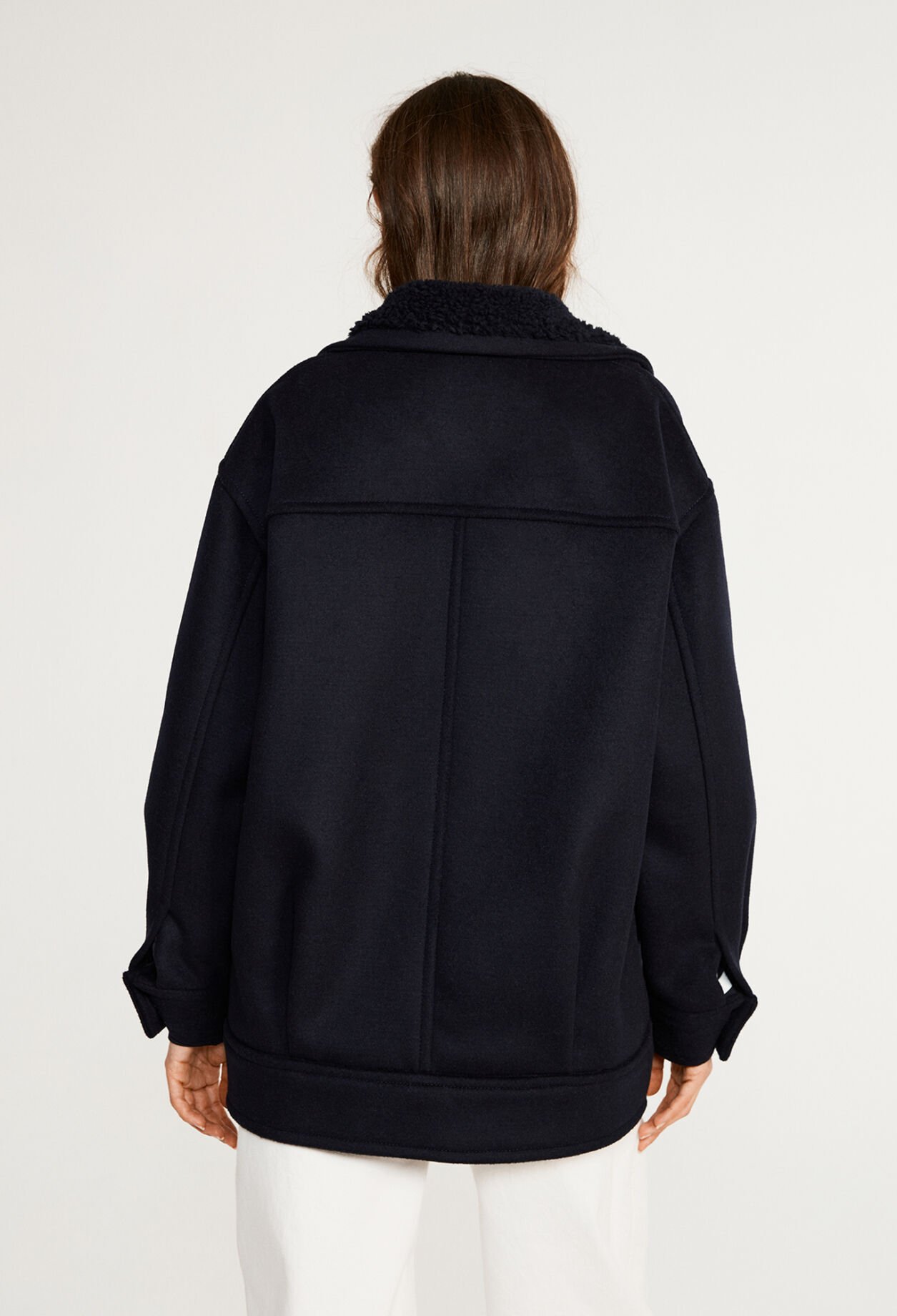 Short wool coat
