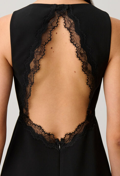 Lace Backless Dress