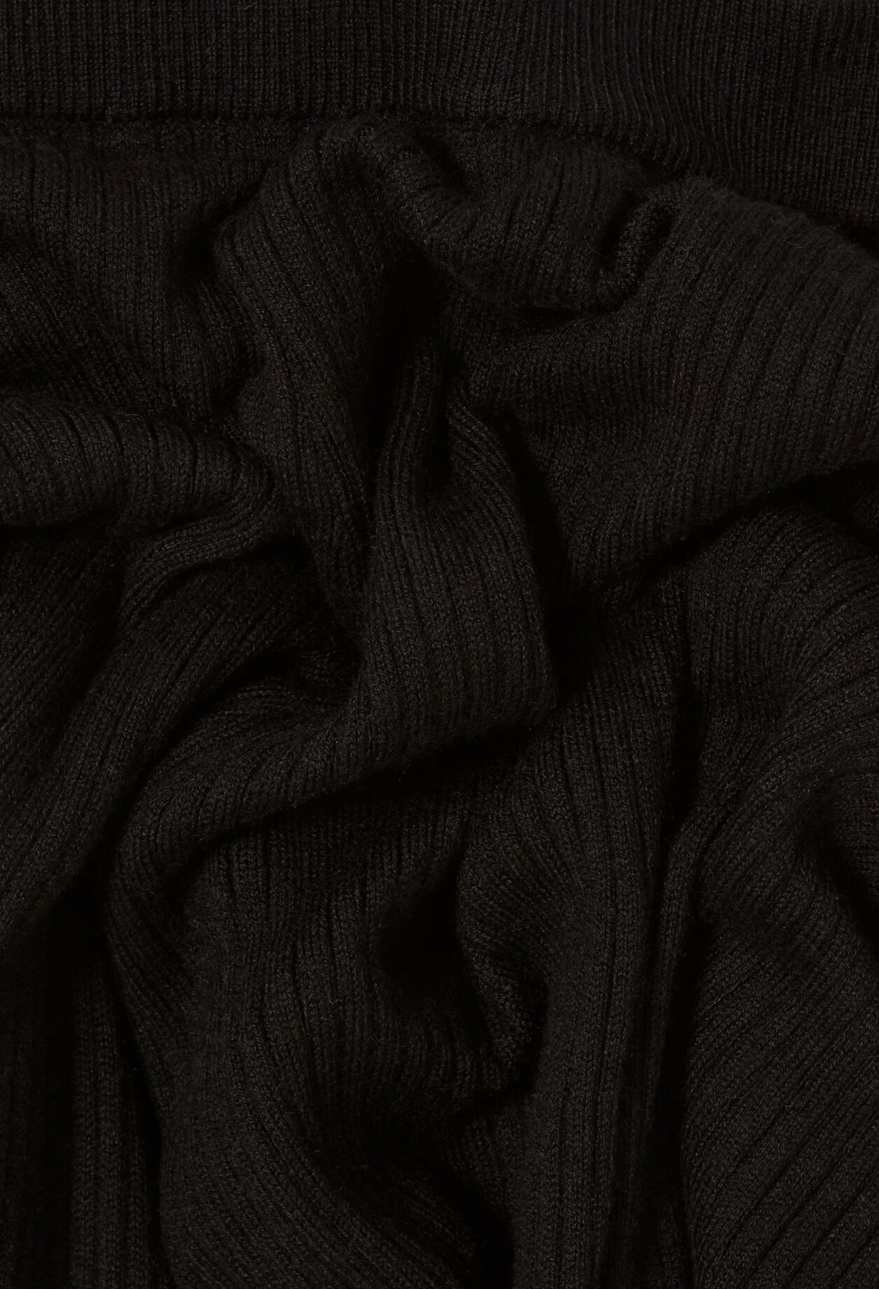 Flared Knit Trousers
