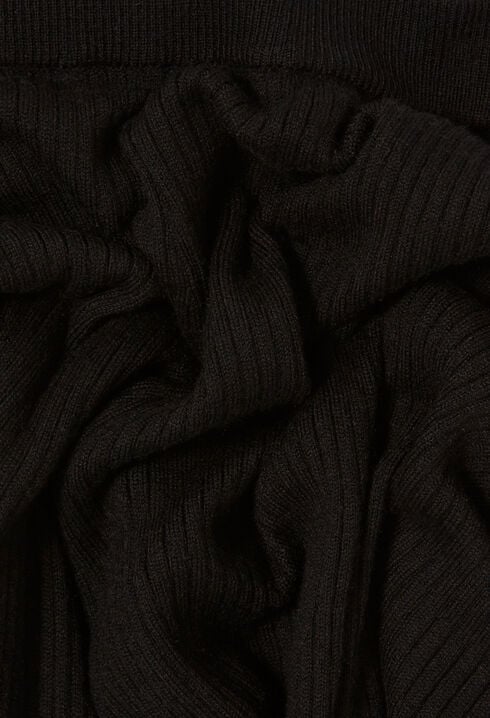 Flared Knit Trousers
