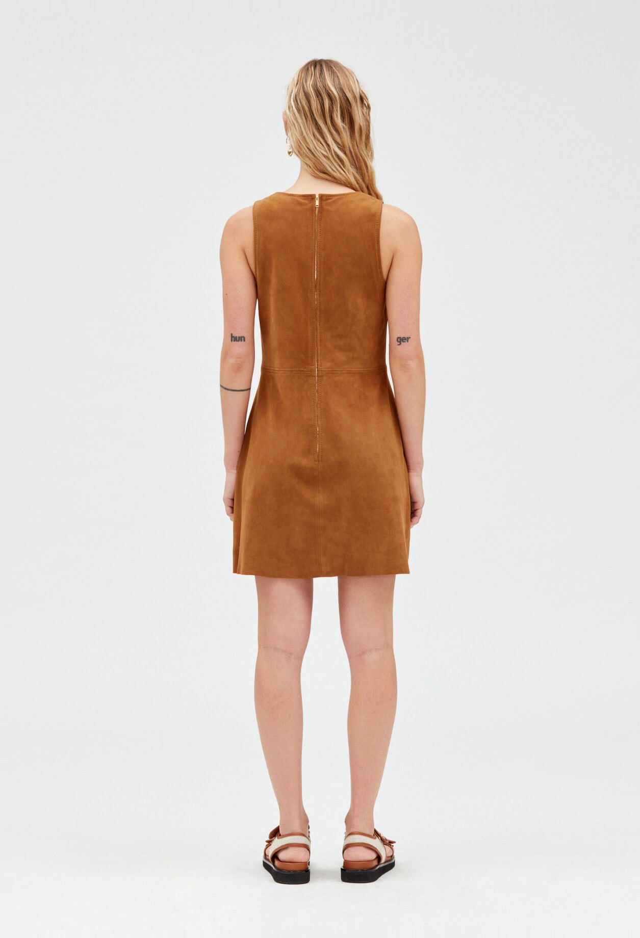 Suede dress