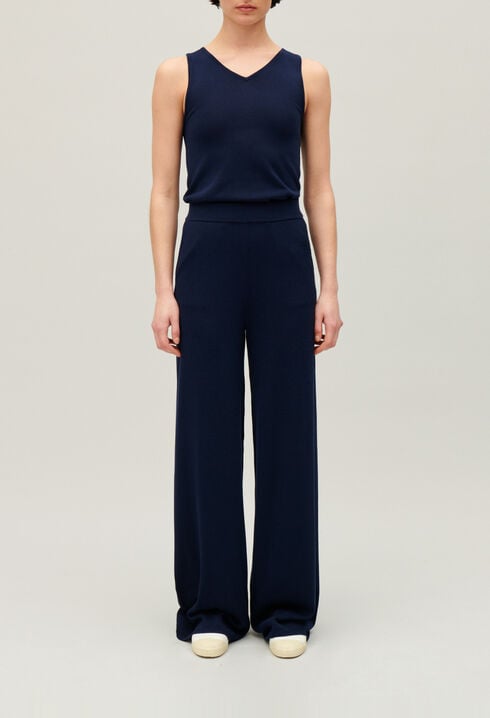 Floaty knit trousers