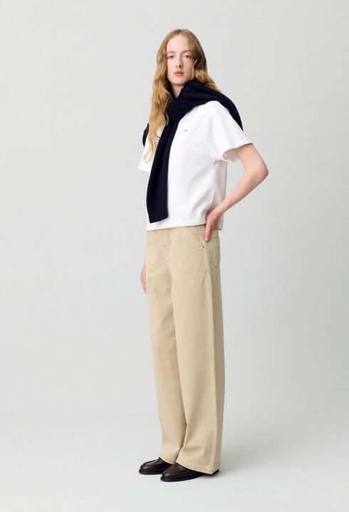 Straight Leg Denim Jeans