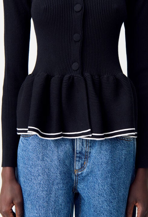 Fitted Knit Cardigan