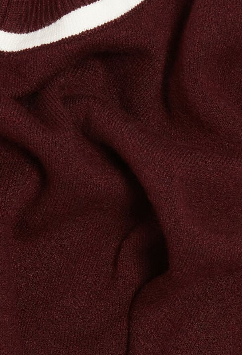 Striped knitted jumper