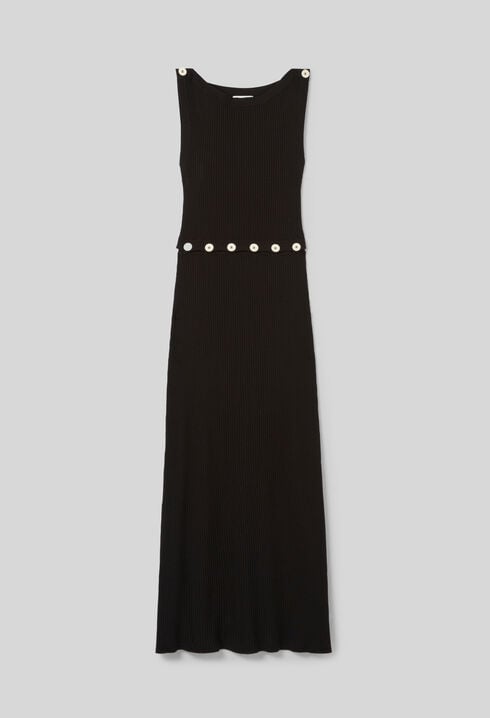 Mid-length knitted dress