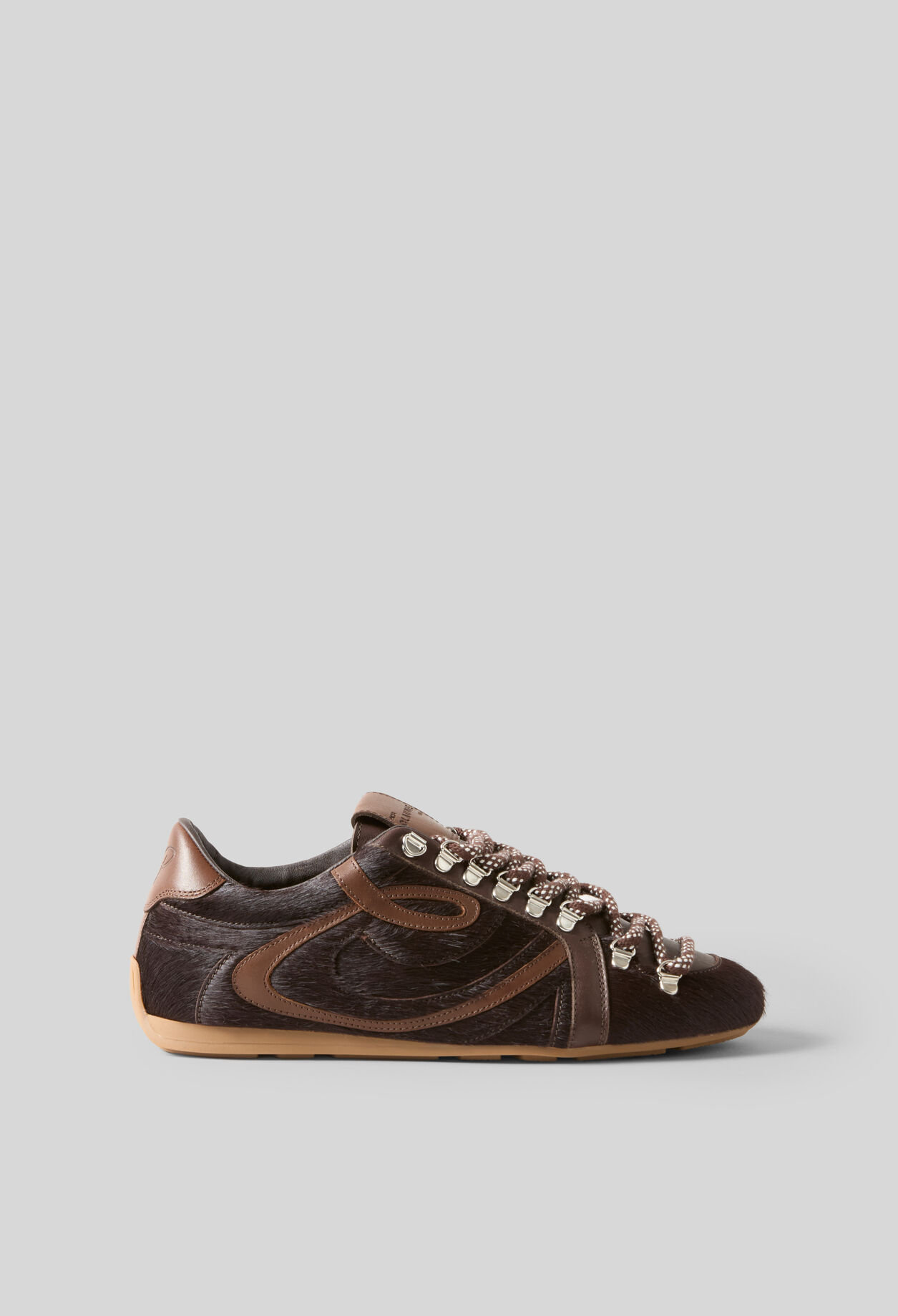 Chocolate-coloured Swing trainers