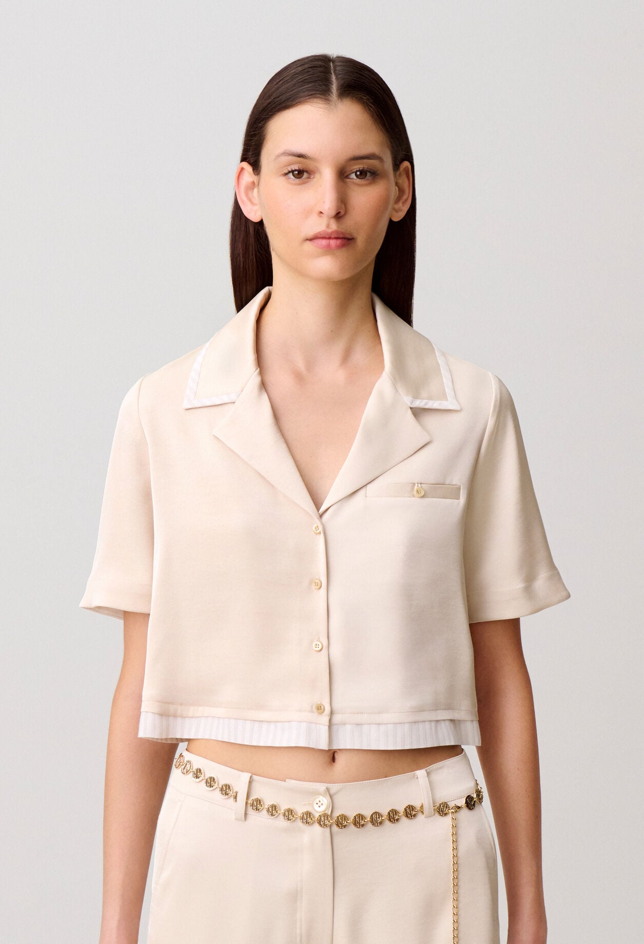 Satin shirt