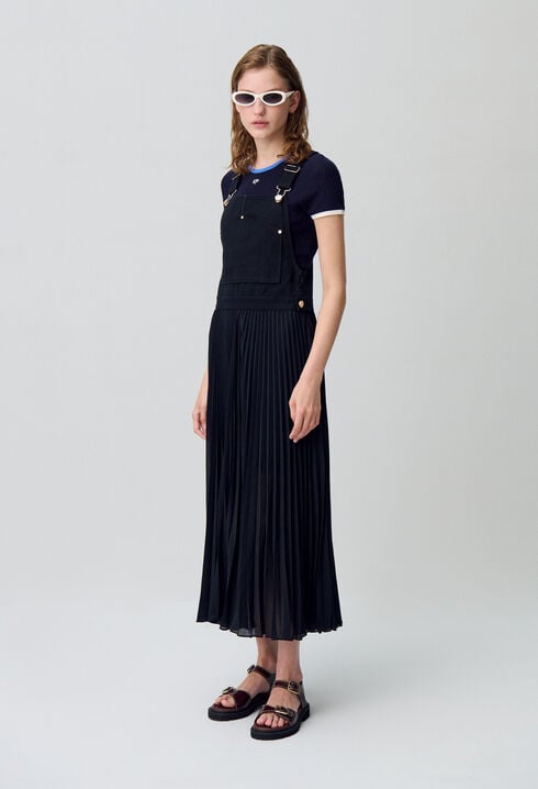 Pleated Maxi Dress