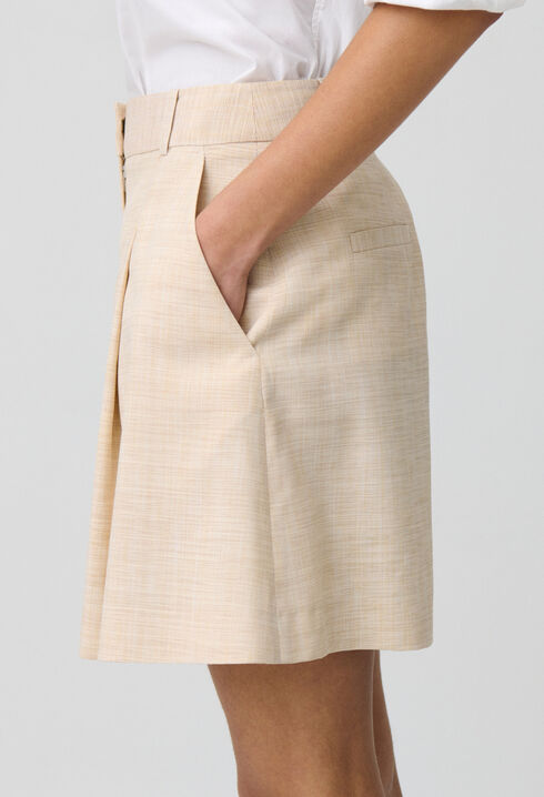 Pleated Shorts
