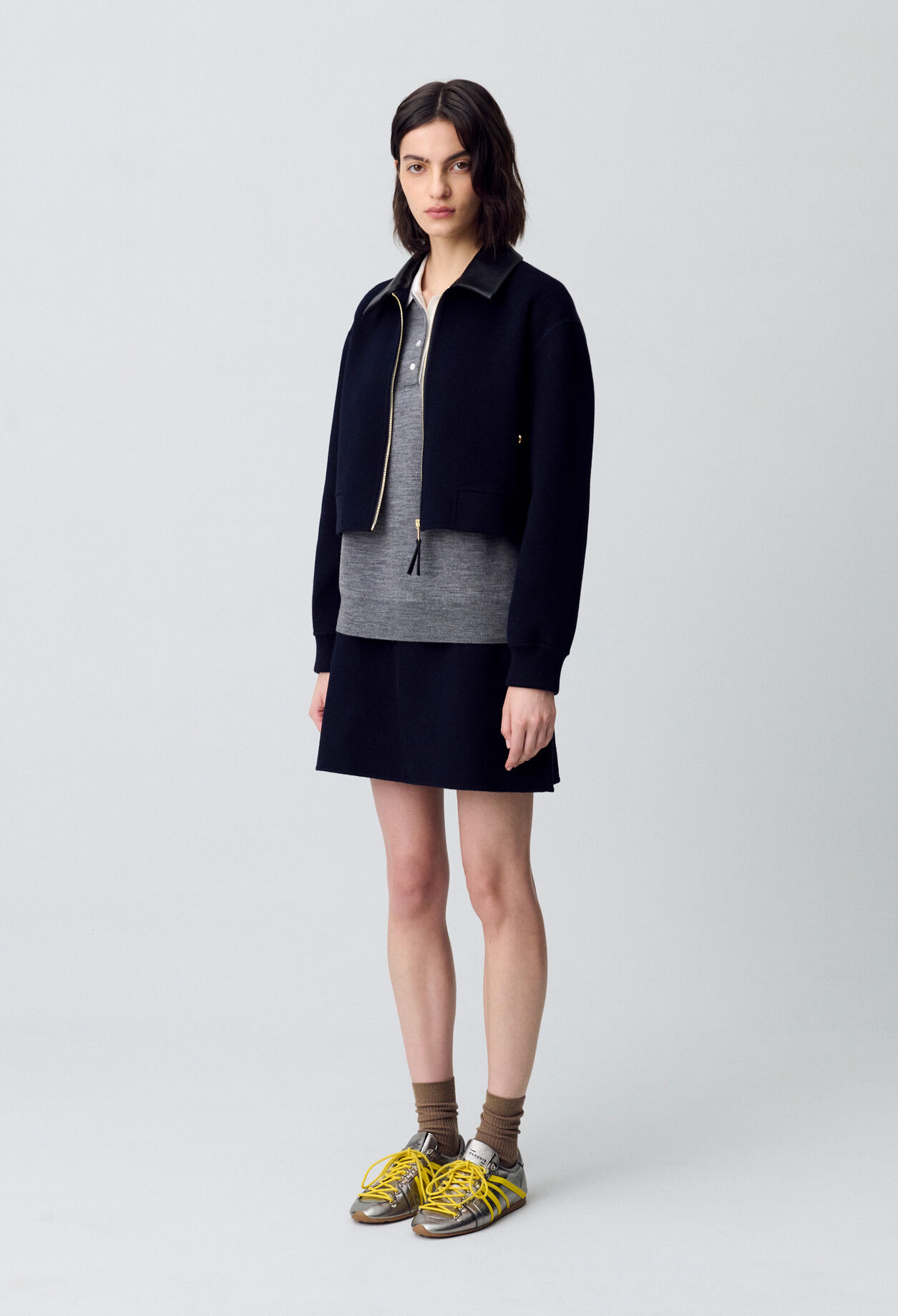 【U LAN】Bona Wool Low Skirt BONI-Gris Oscuro – Paloma Wool