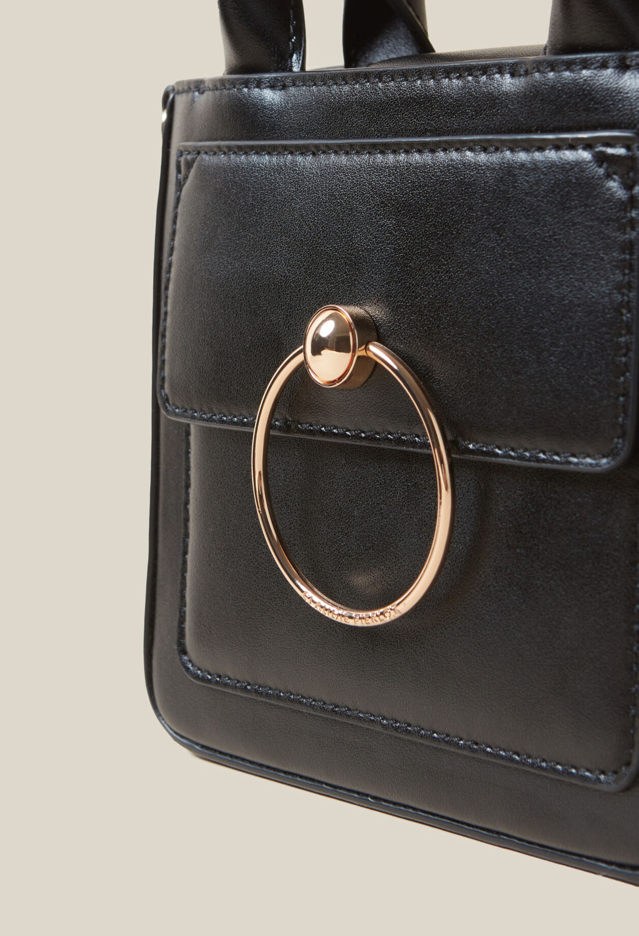 Mini Anouck smooth leather bag