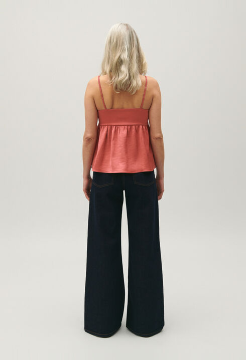 Terracotta strappy top