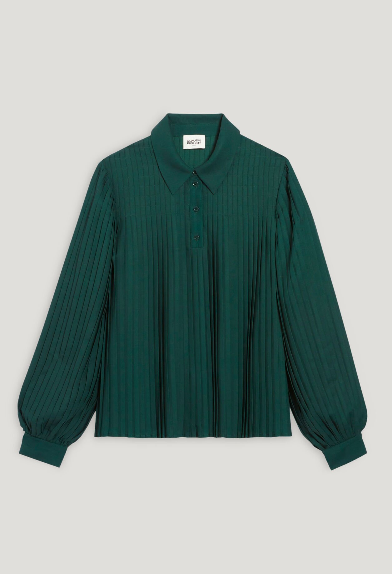 Pleated blouse