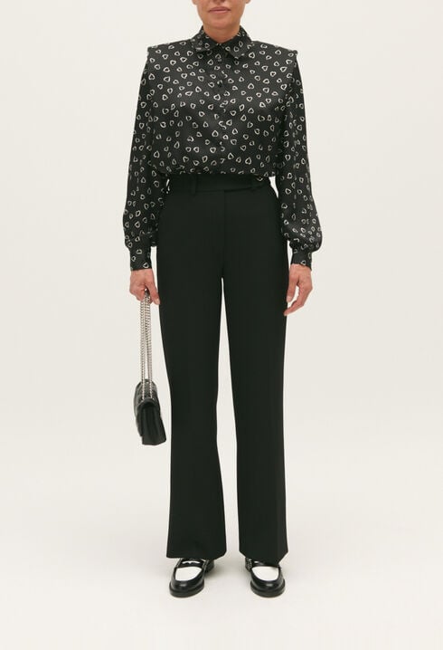Floaty heart print shirt