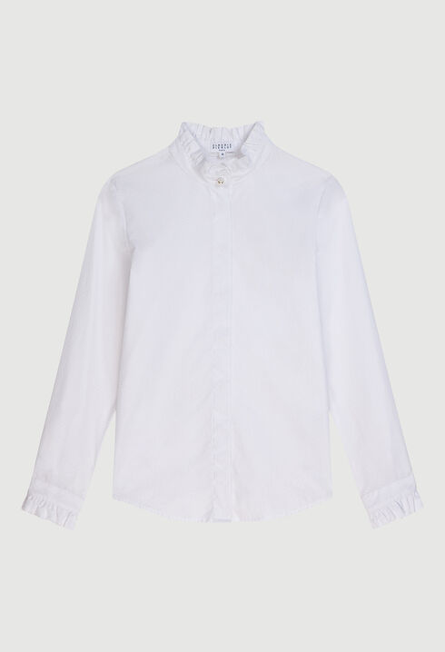 White colombine shirt