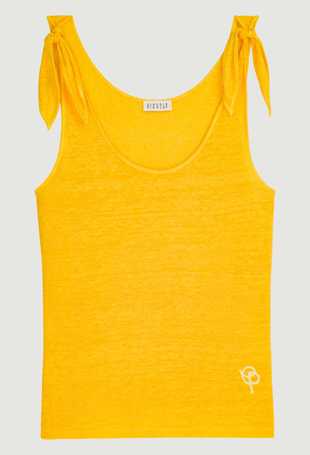 Top with knotted straps