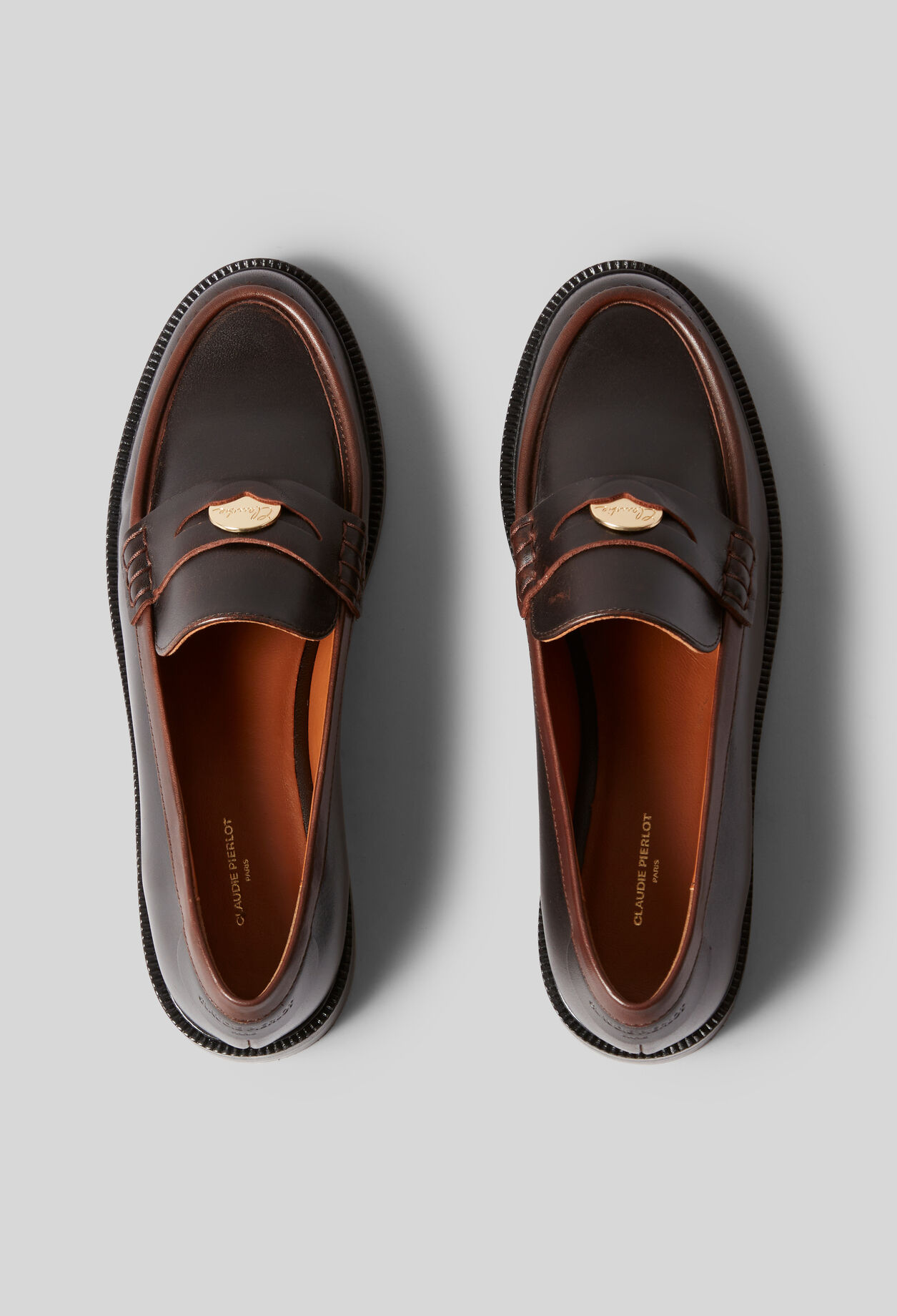 Chocolate Leather Loafers