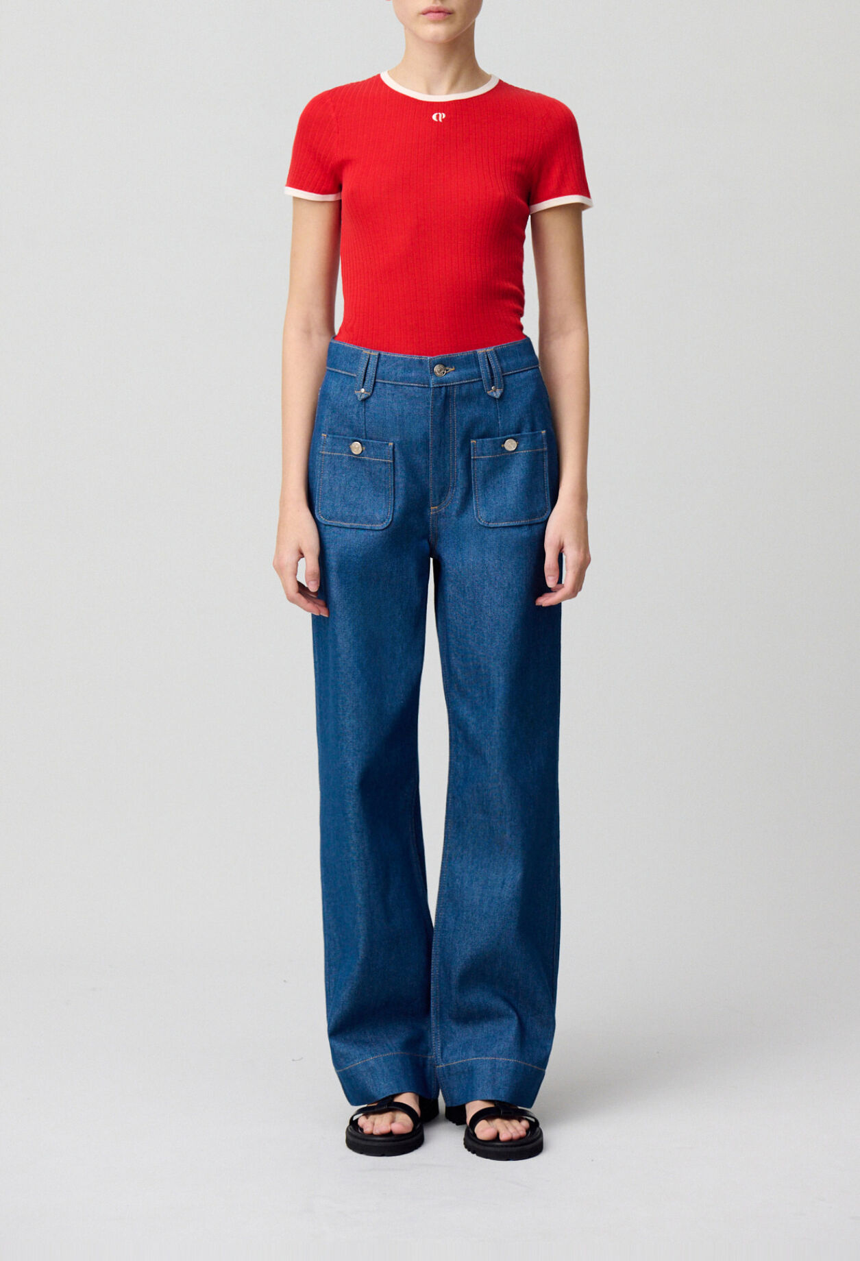 Fine knit CP top