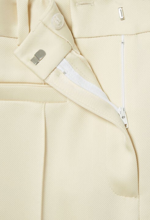 Straight-leg tailored trousers