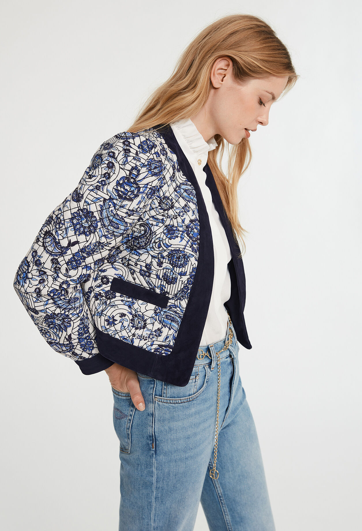 Blouson matelassé à motifs for women | Claudie Pierlot