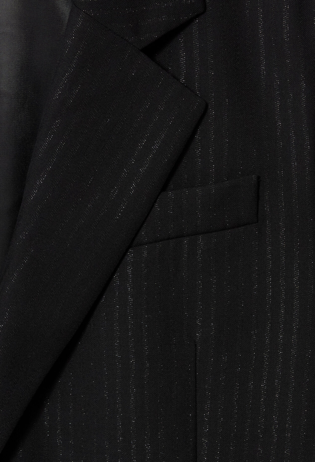 Sparkling striped straight jacket