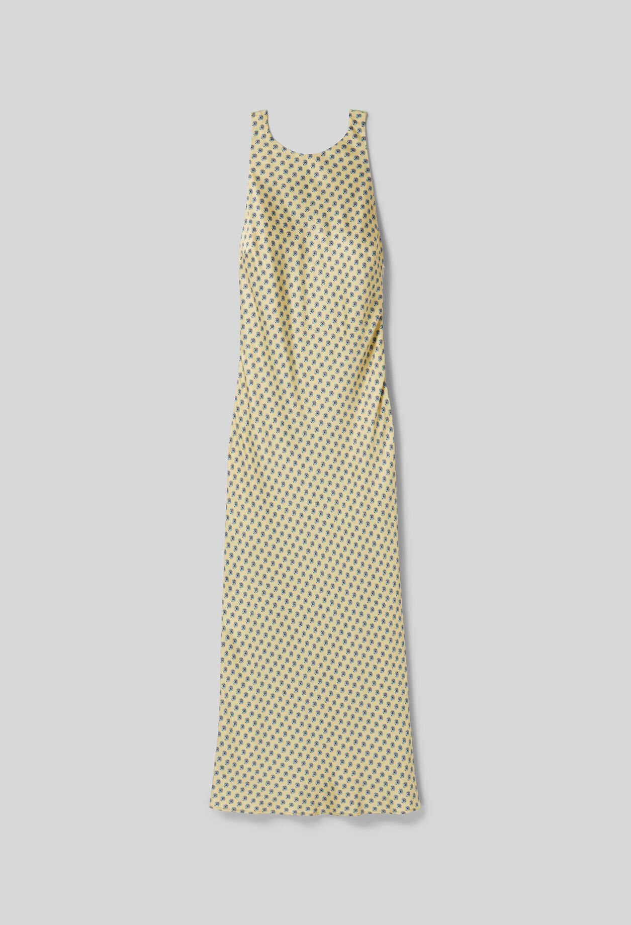 Long satin dress