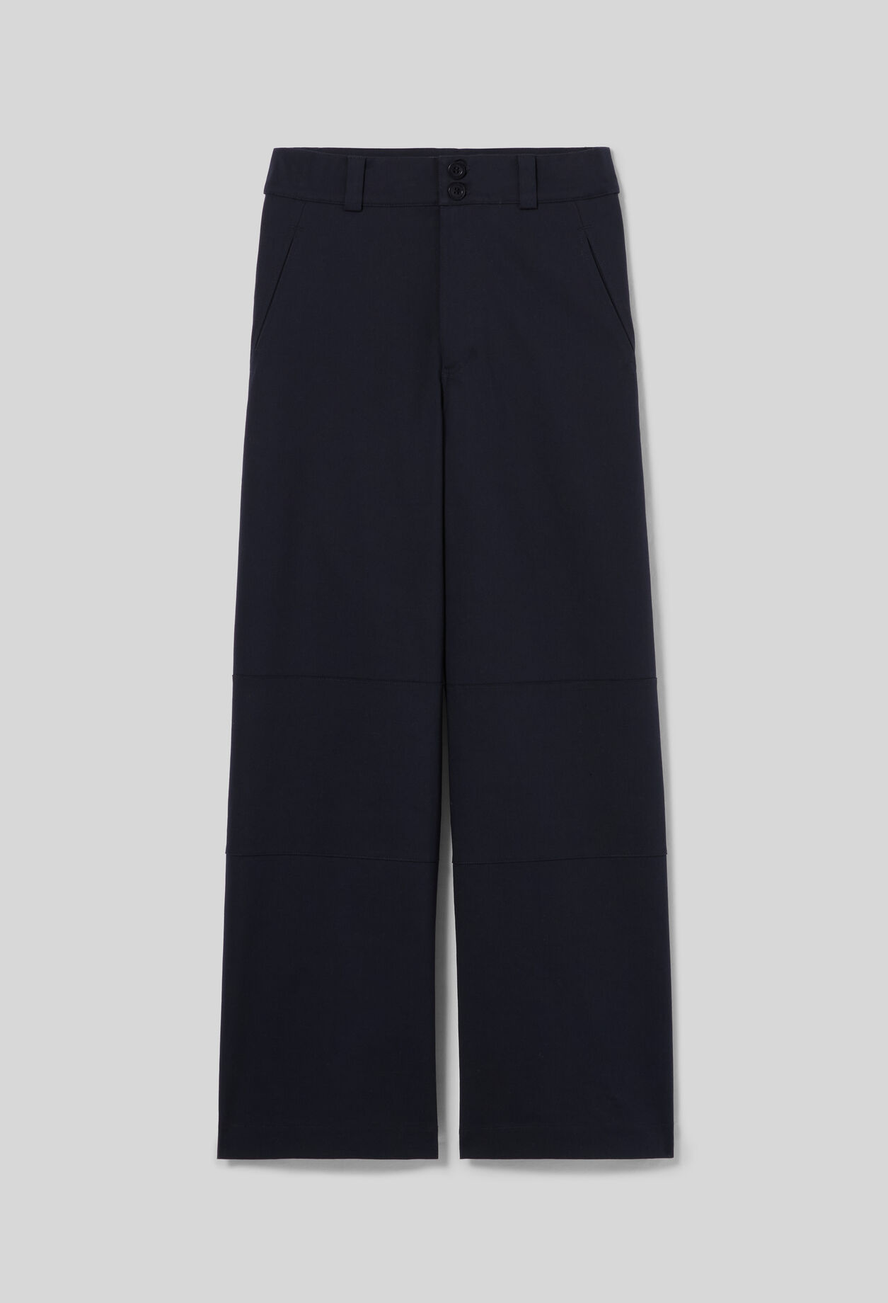 Cotton gabardine trousers