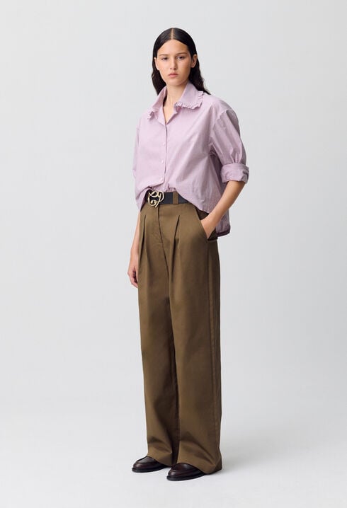 Checked Poplin Shirt