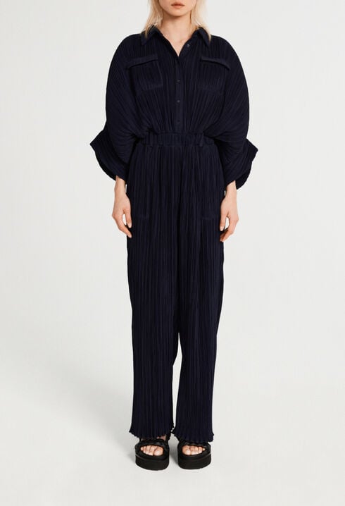 Pleated jumpsuit