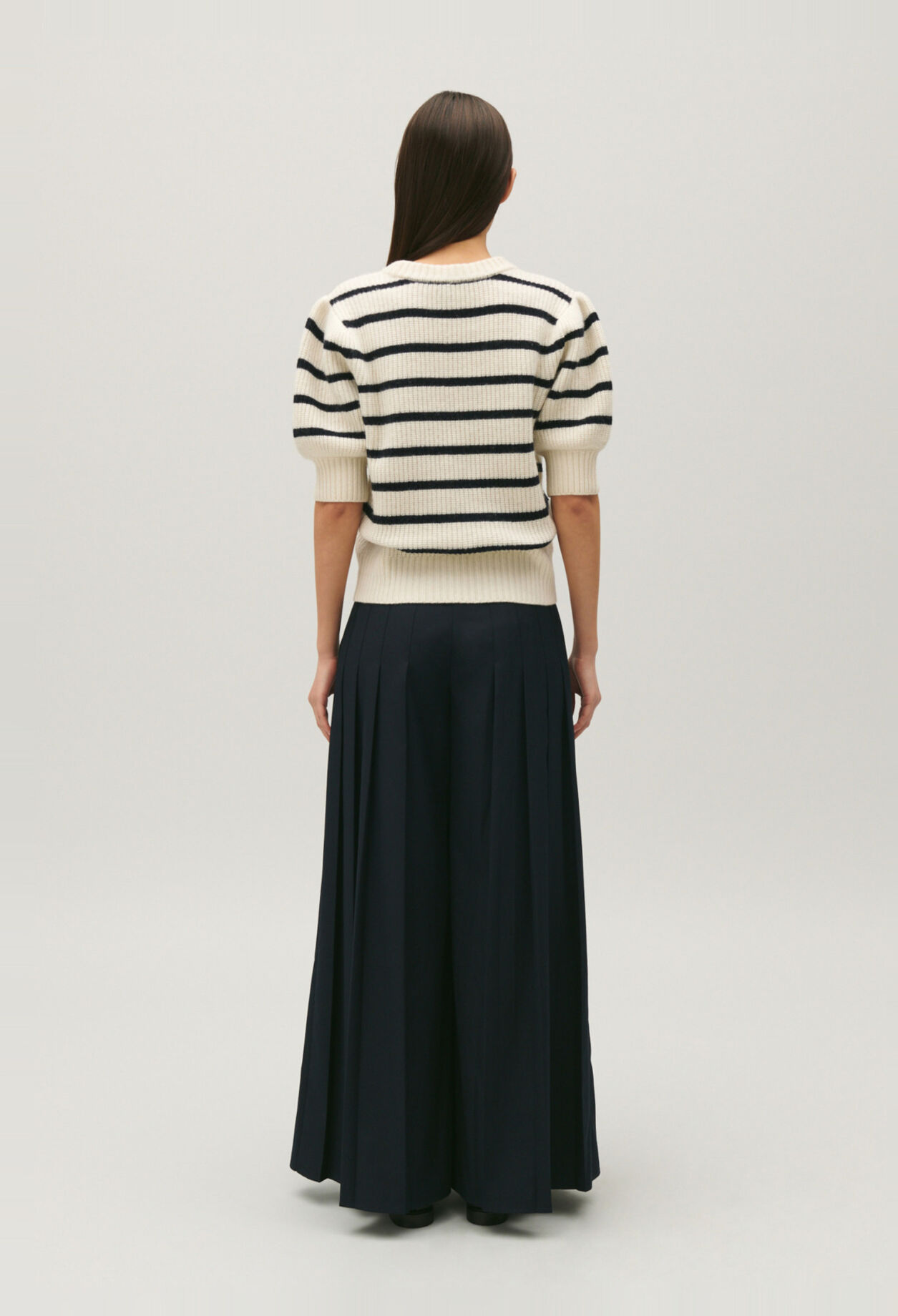 Thick knit Breton jumper