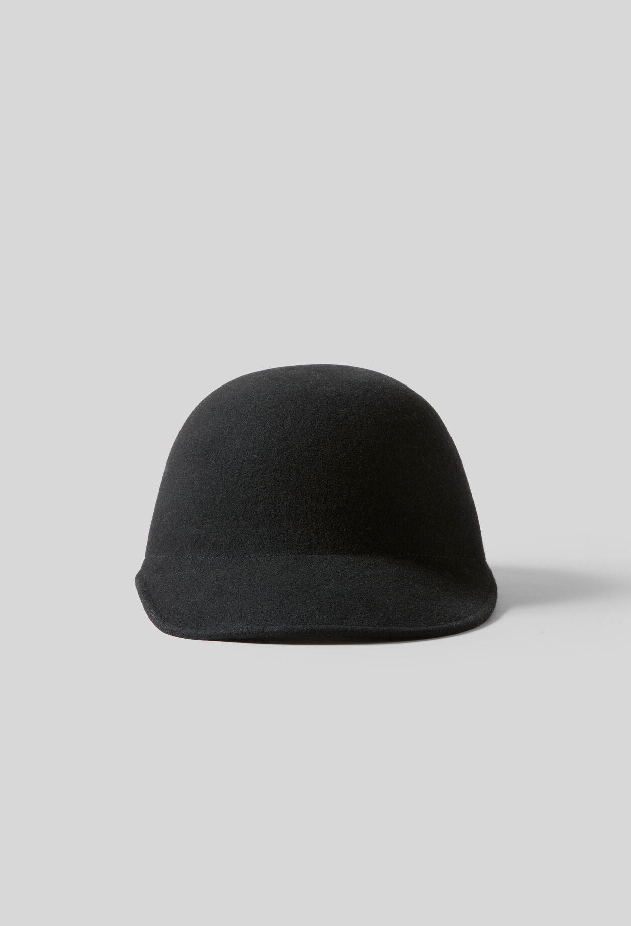 Camel wool felt cap
