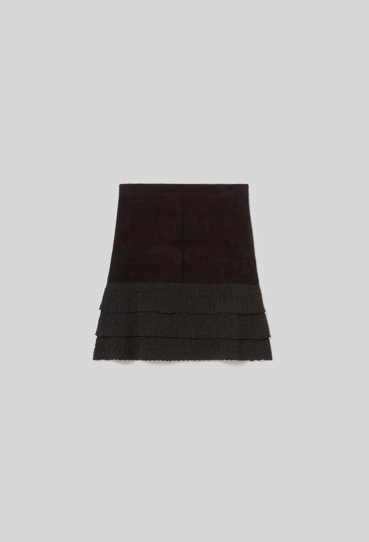 Velvet knit skirt