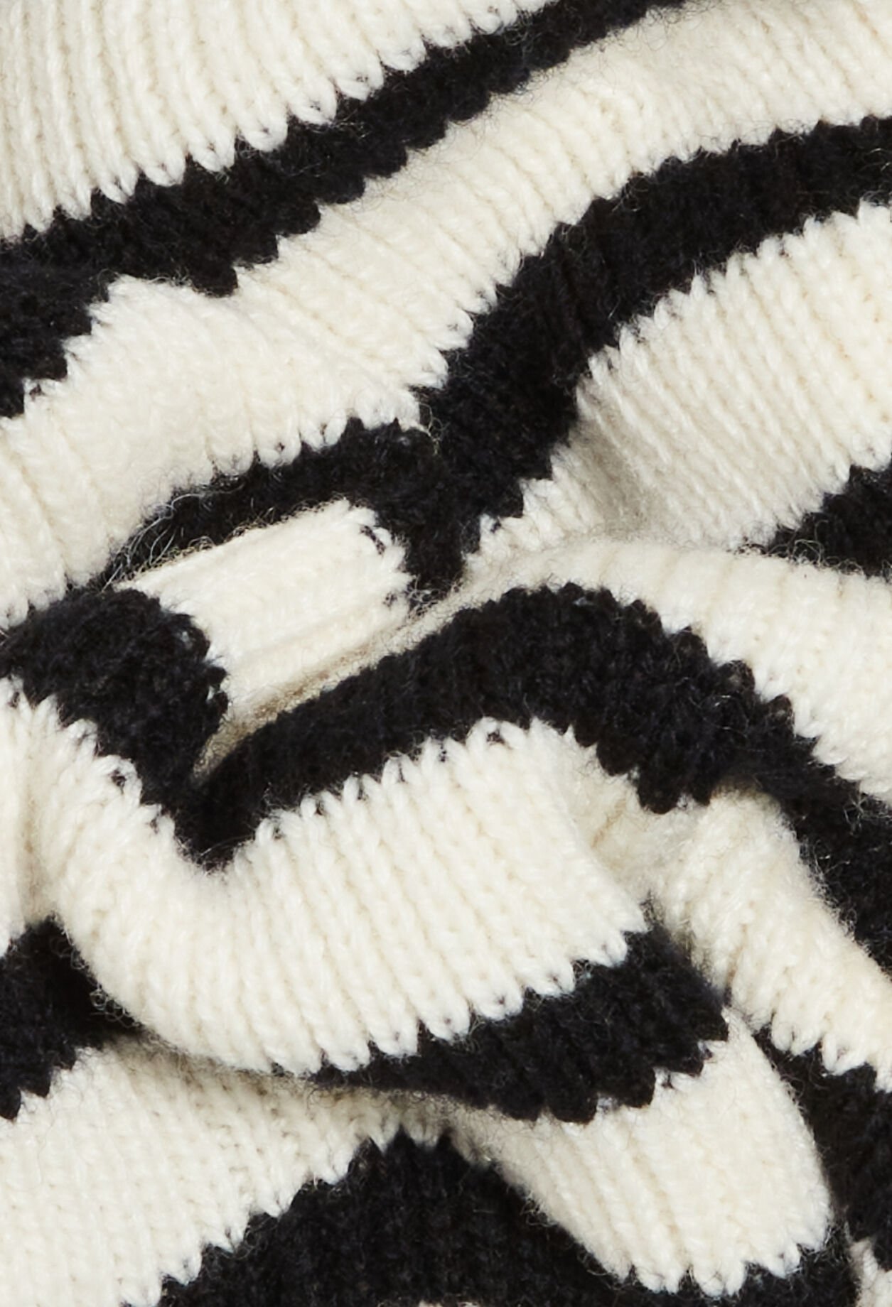 Two-tone striped cardigan 