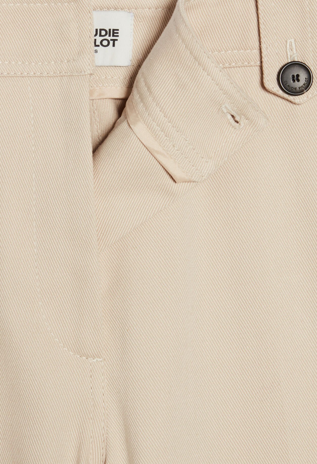 Beige cargo trousers
