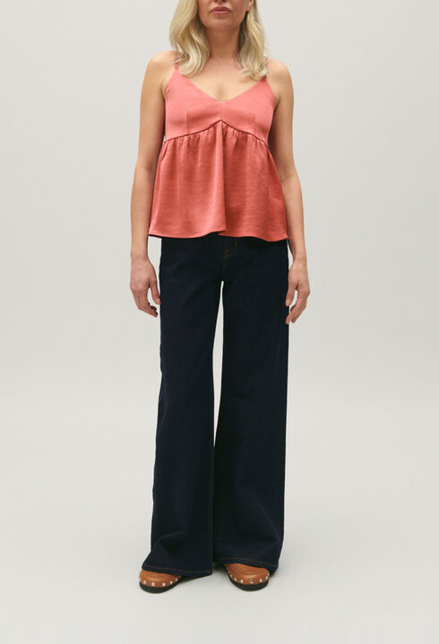 Terracotta strappy top